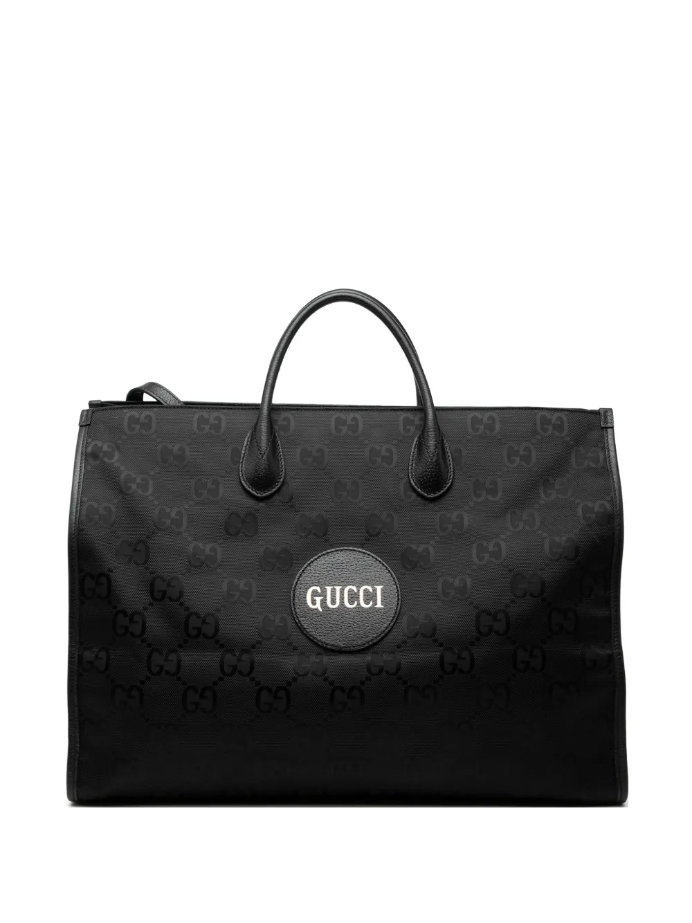 Gucci Pre-Owned 2016-2026 GG Econyl Off The Grid Convertible Tote satchel - Nero