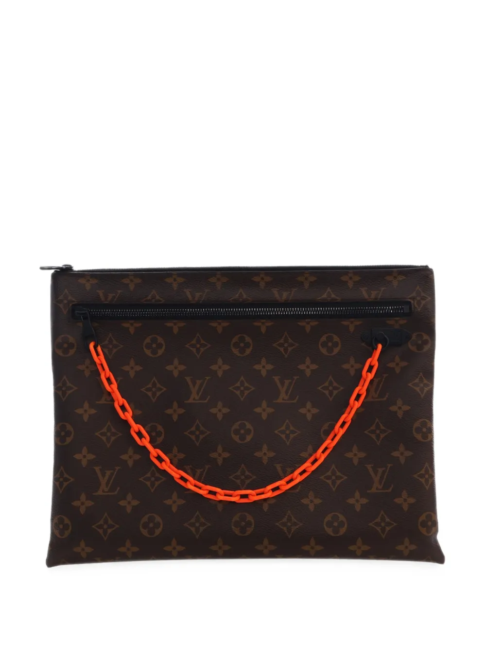 Louis Vuitton Pre-Owned 2019 Monogram Solar Ray A4 Pochette Clutch - Braun