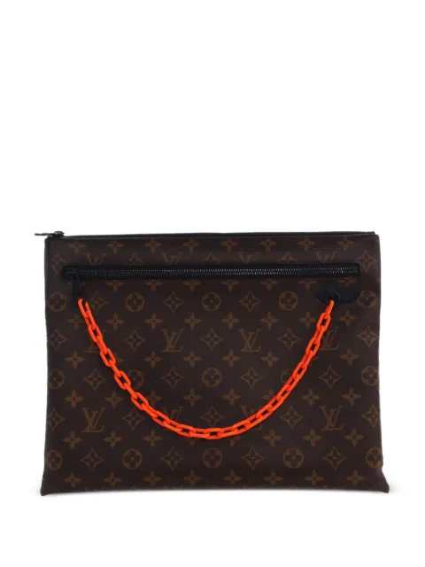 Louis Vuitton Pre-Owned 2019 Monogram Solar Ray A4 Pochette clutch bag