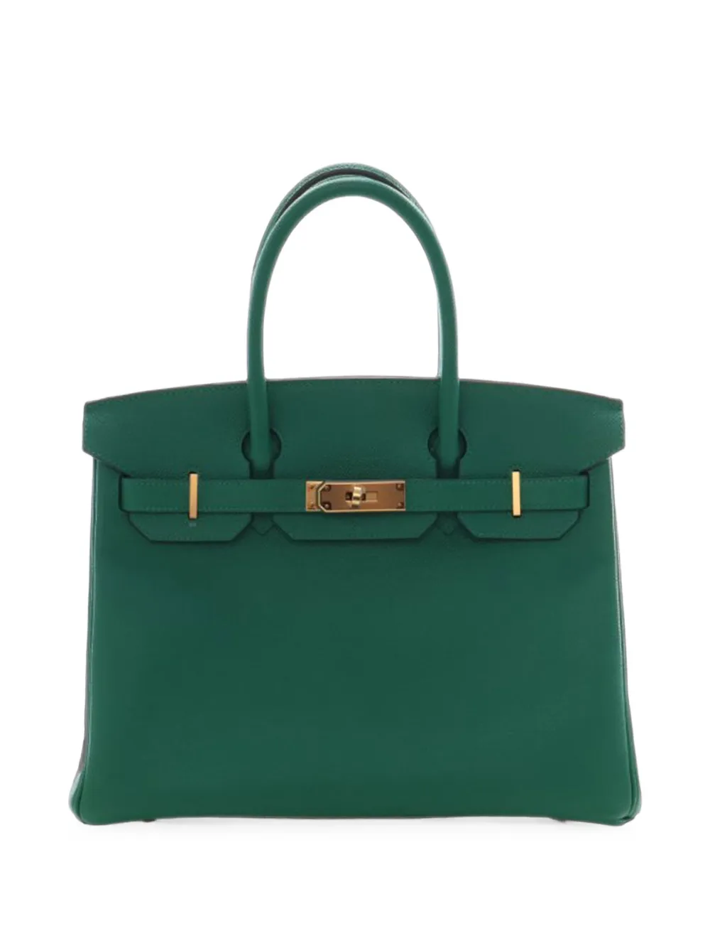 Hermès Pre-Owned 2019 Epsom Birkin Retourne 30 handbag - Grün