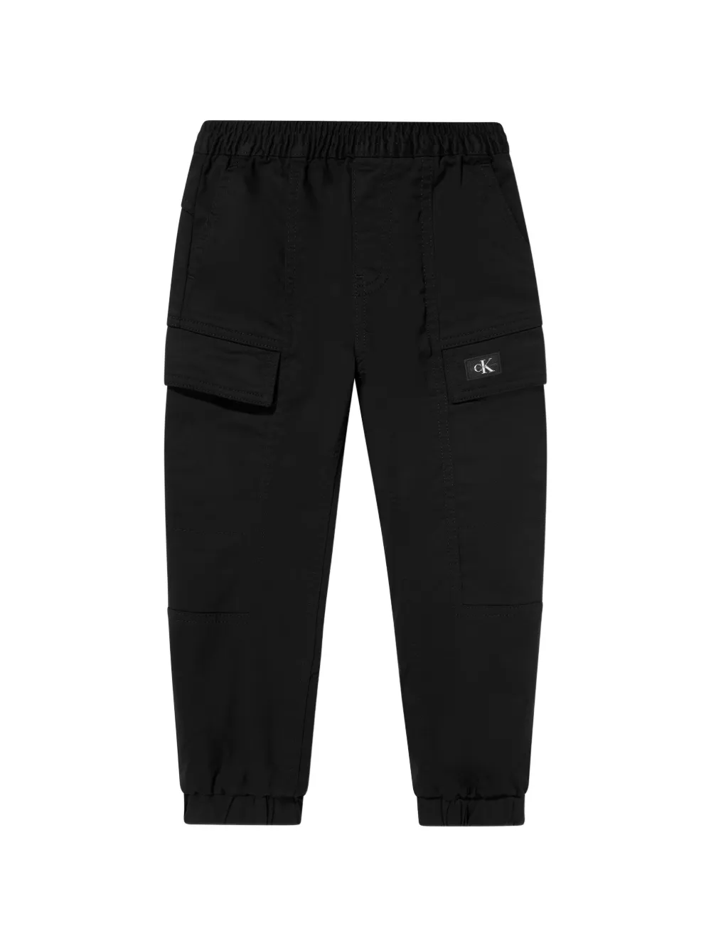 Calvin Klein Kids logo-patch track pants - Nero