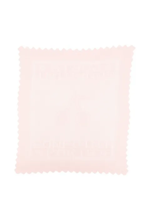 Bonpoint cherry-intarsia pointelle-knit scarf