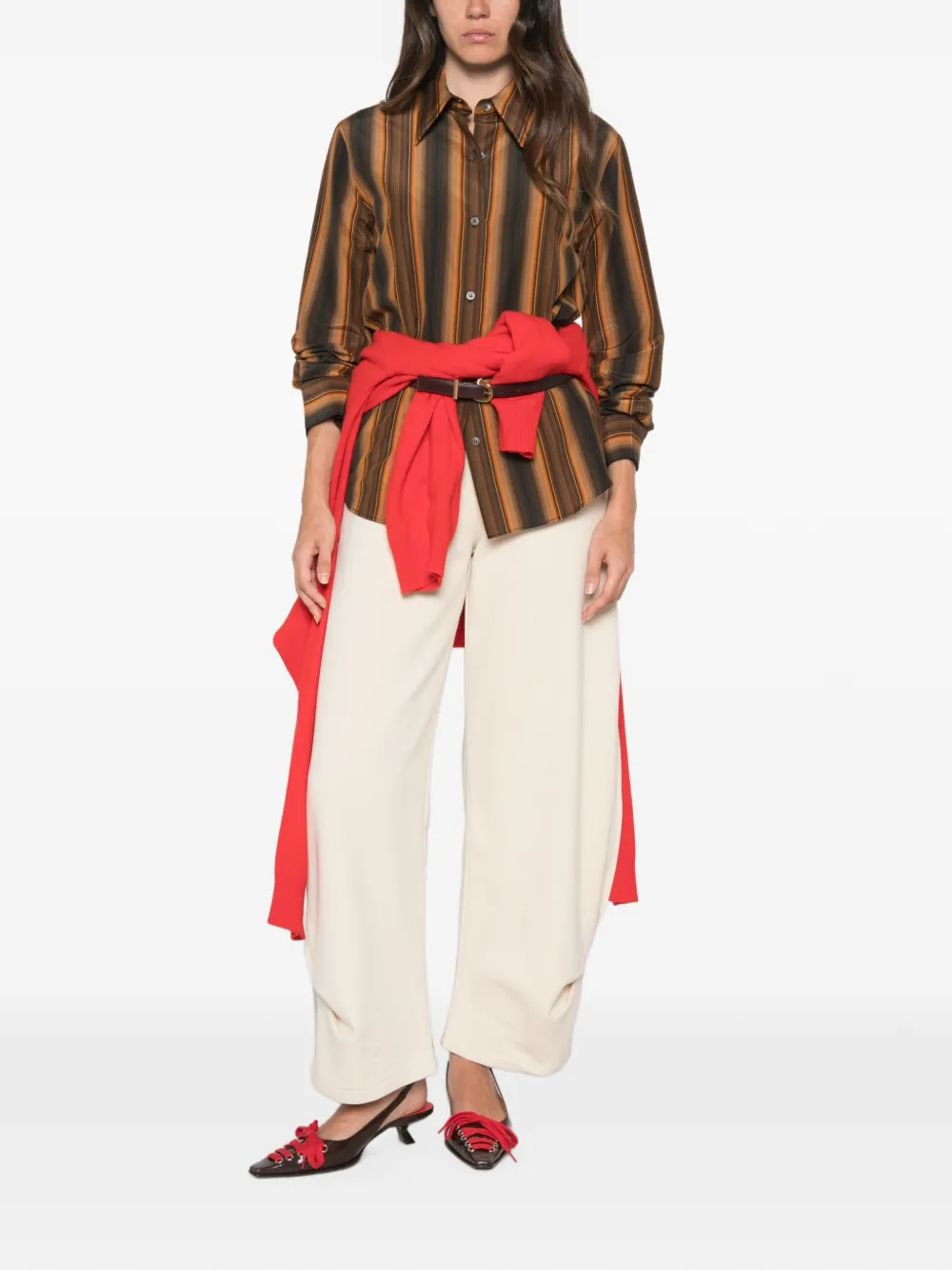 Marni Gestreept blouse Oranje