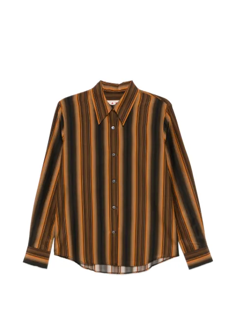 Marni vertical-stripe long-sleeve shirt