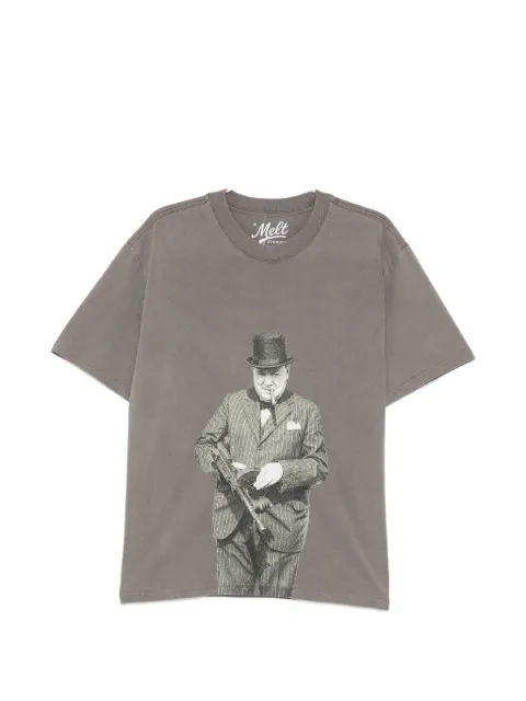 Melt graphic-print T-shirt