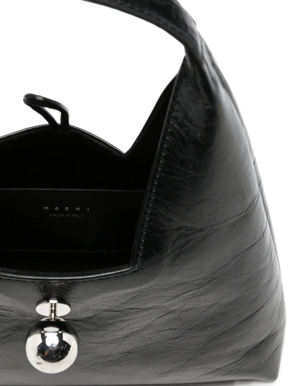 Marni Trapeze shopper met bolsluiting Zwart