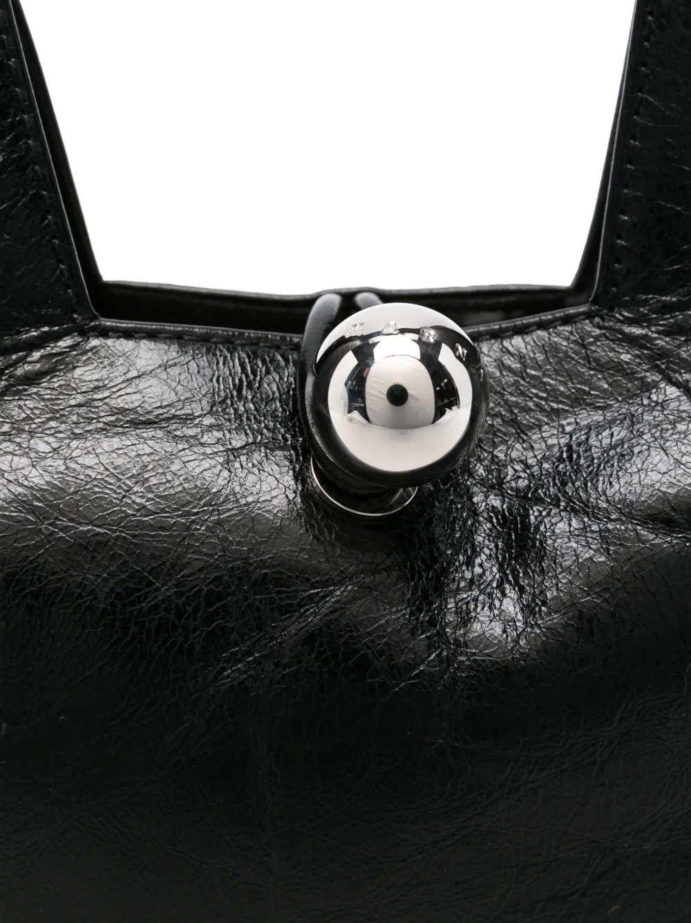 Marni Trapeze shopper met bolsluiting Zwart