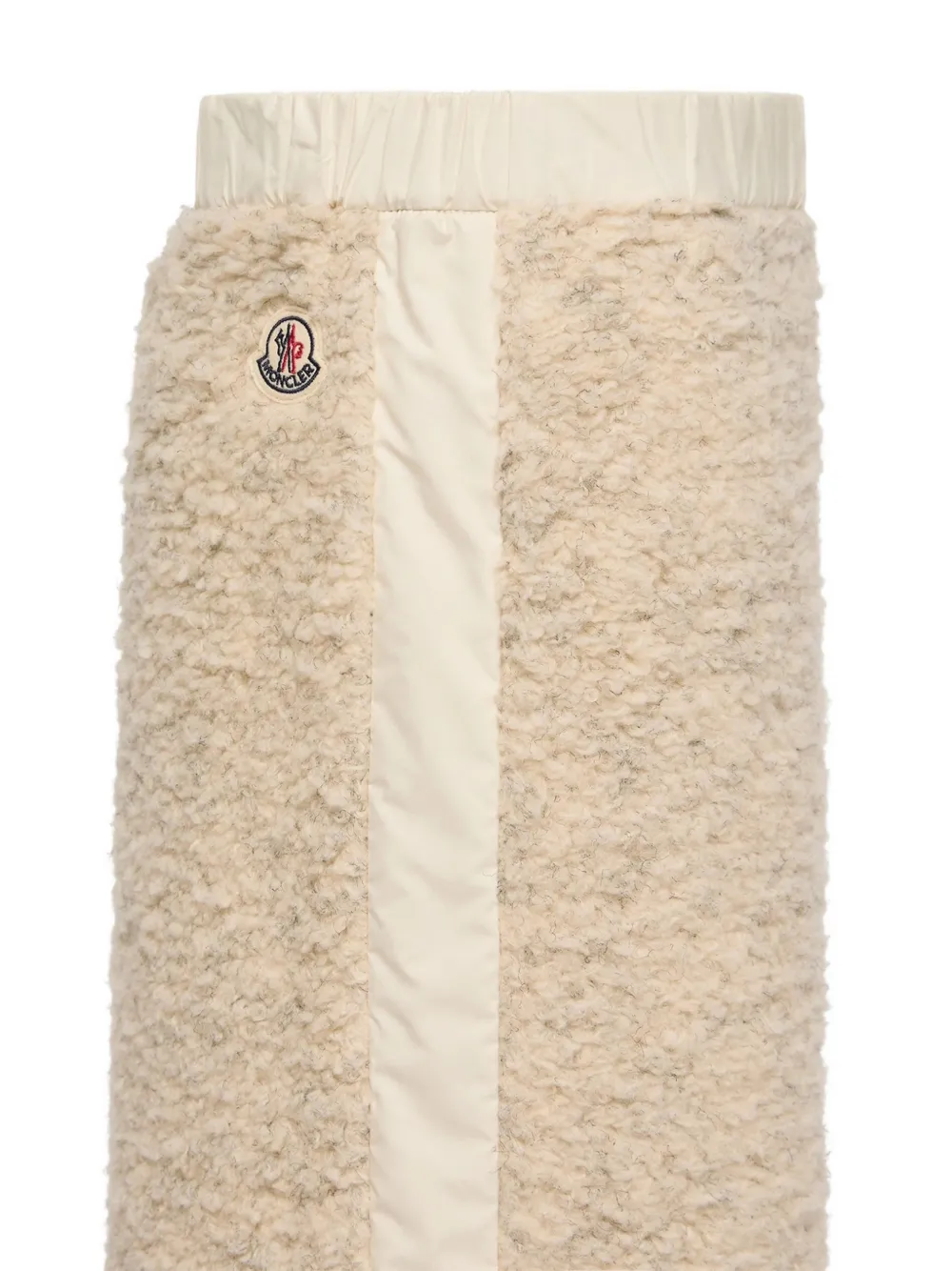 Moncler Enfant Teddy trainingspak met logo-patch Beige