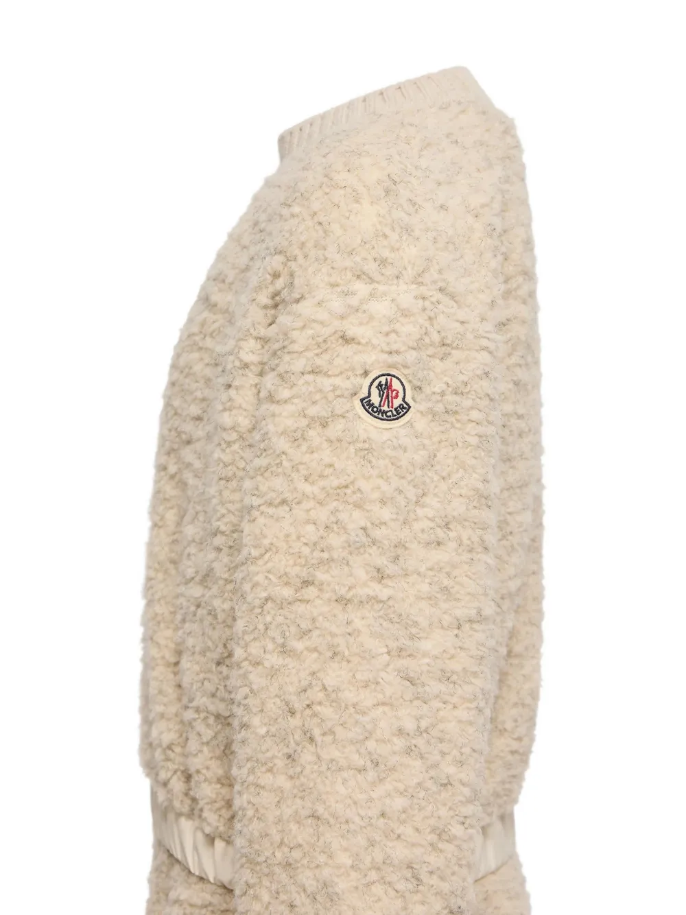Moncler Enfant Teddy trainingspak met logo-patch Beige