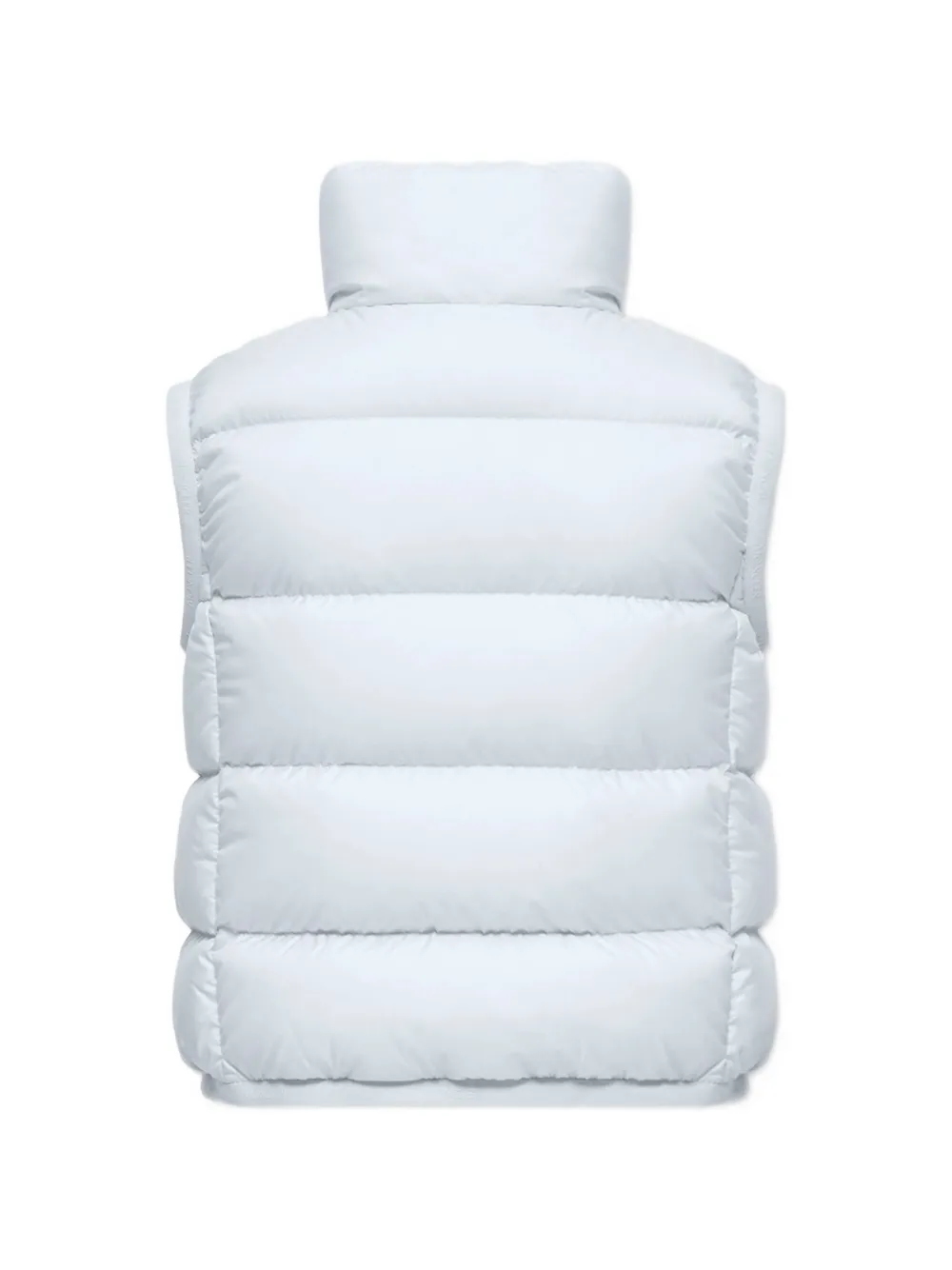 Moncler Enfant Badia quilted logo-patch gilet Blauw