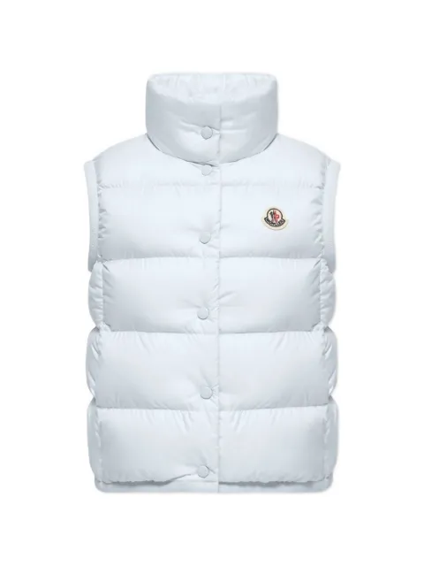 Moncler Enfant Badia quilted logo-patch gilet
