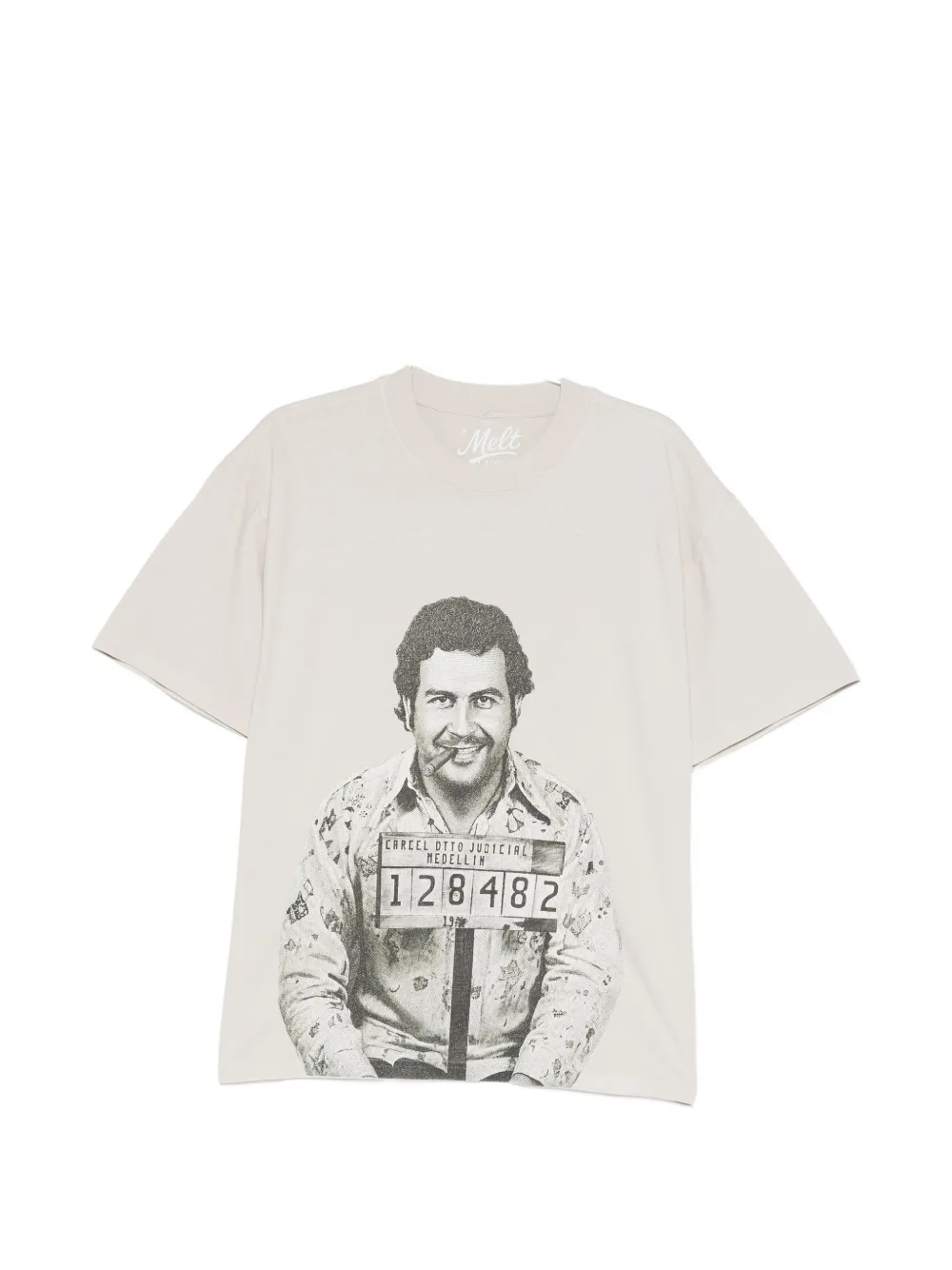 Melt graphic-print T-shirt - Toni neutri