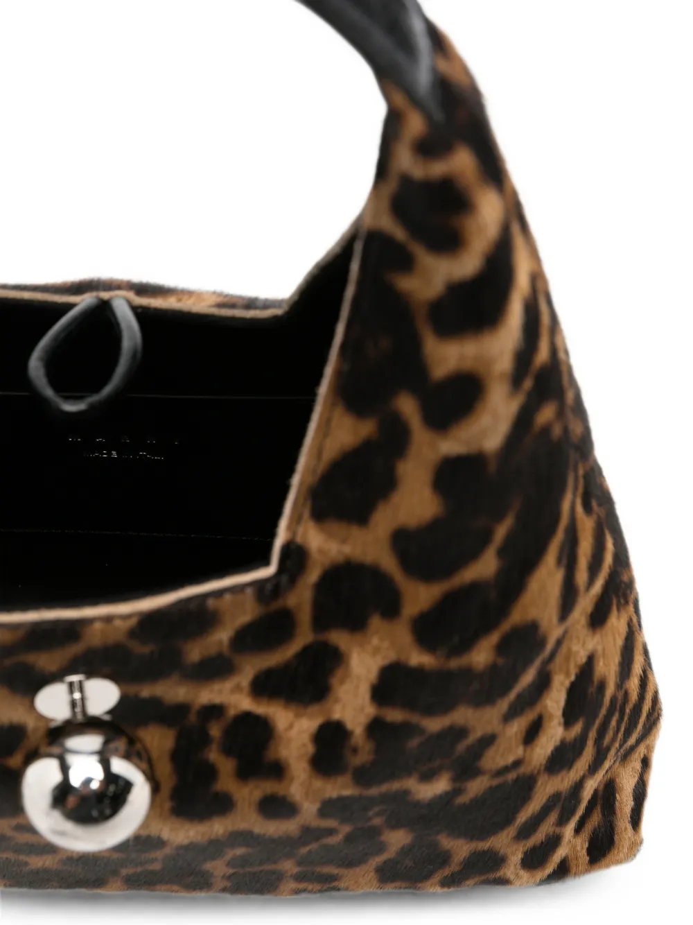 Marni Trapeze shopper met luipaard-print Bruin