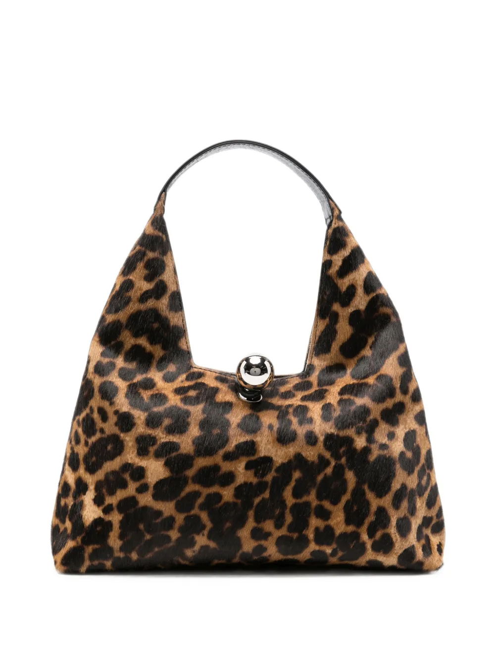 Marni Borsa tote Trapeze leopardata - Marrone