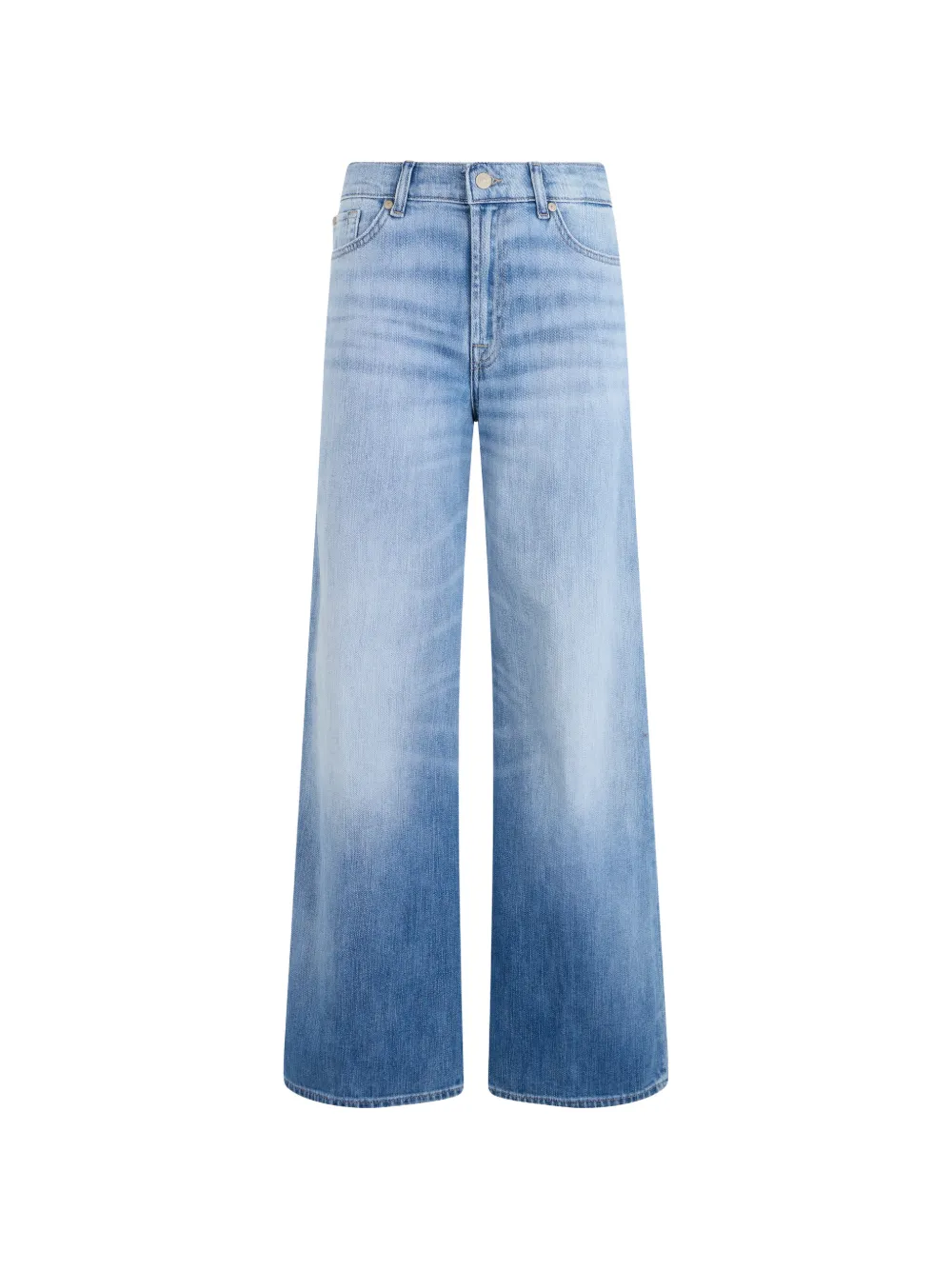 7 For All Mankind wide-leg jeans - Blau