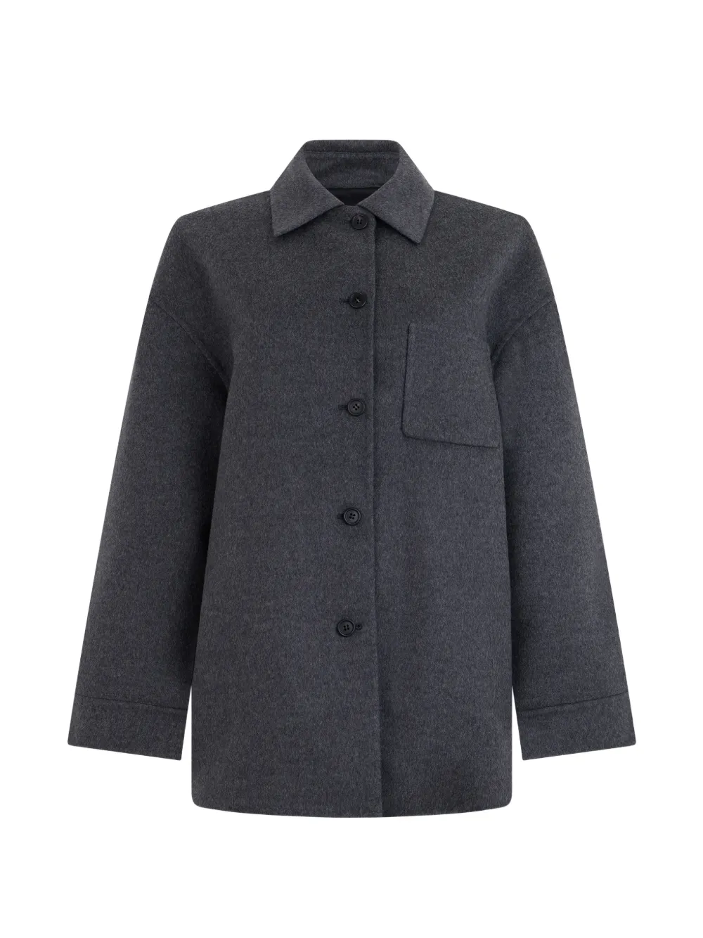 Prada button-up chest-pocket jacket - Grigio
