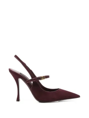 Miu Miu スリングバック パンプス | レッド | FARFETCH JP