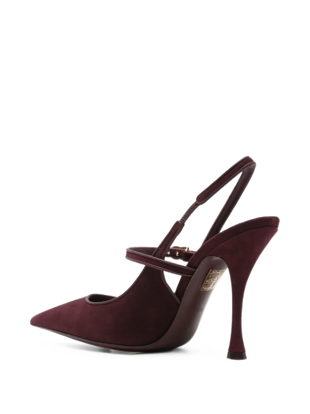Dolce & Gabbana DG logo suede pumps Rood