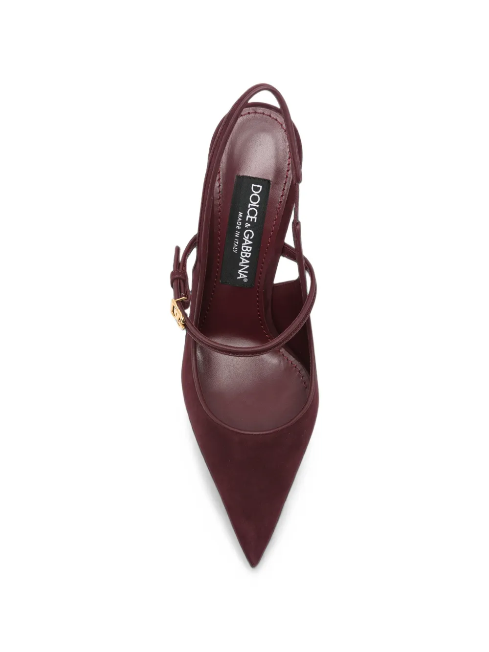 Dolce & Gabbana DG logo suede pumps Rood