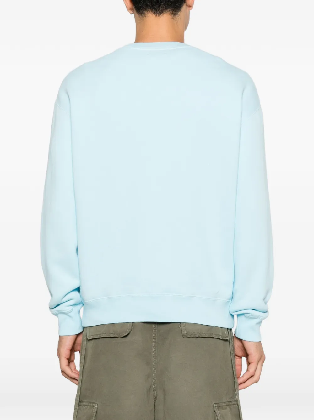 JW Anderson Foweles intarsia-knit sweatshirt Blauw