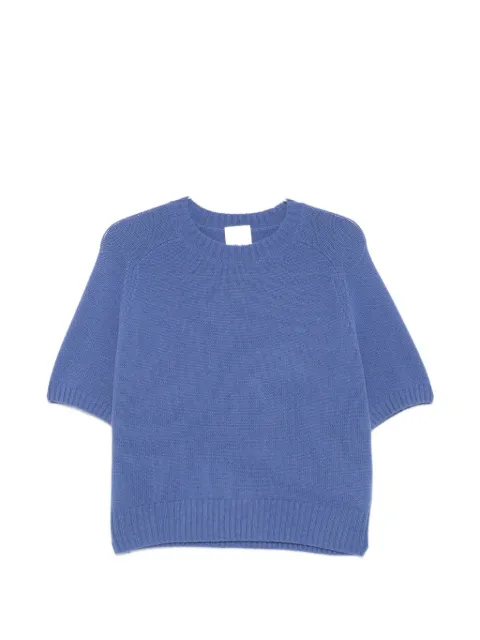 Allude short-sleeve sweater