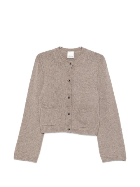 Allude cárdigan con bolsillo de parche