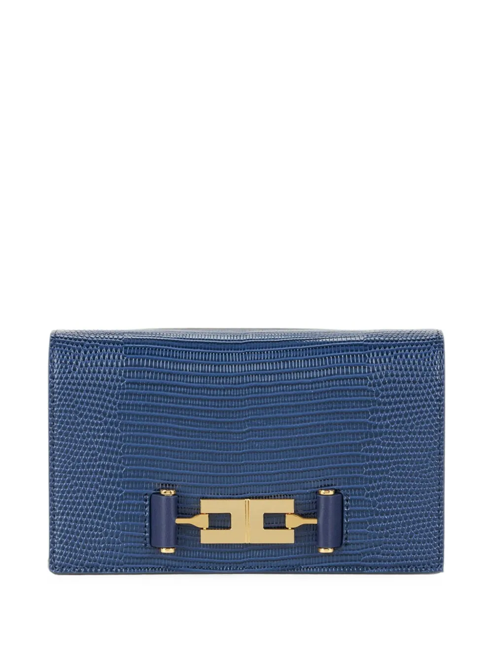 Elisabetta Franchi shoulder bag with groumette chain - Blu