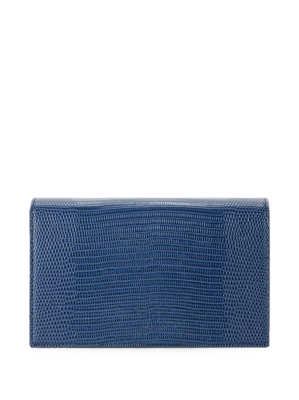 Elisabetta Franchi Schoudertas met groumette ketting Blauw