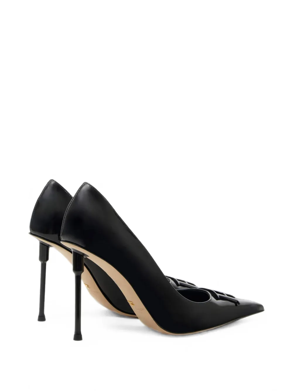 Elisabetta Franchi patent-leather pumps Zwart