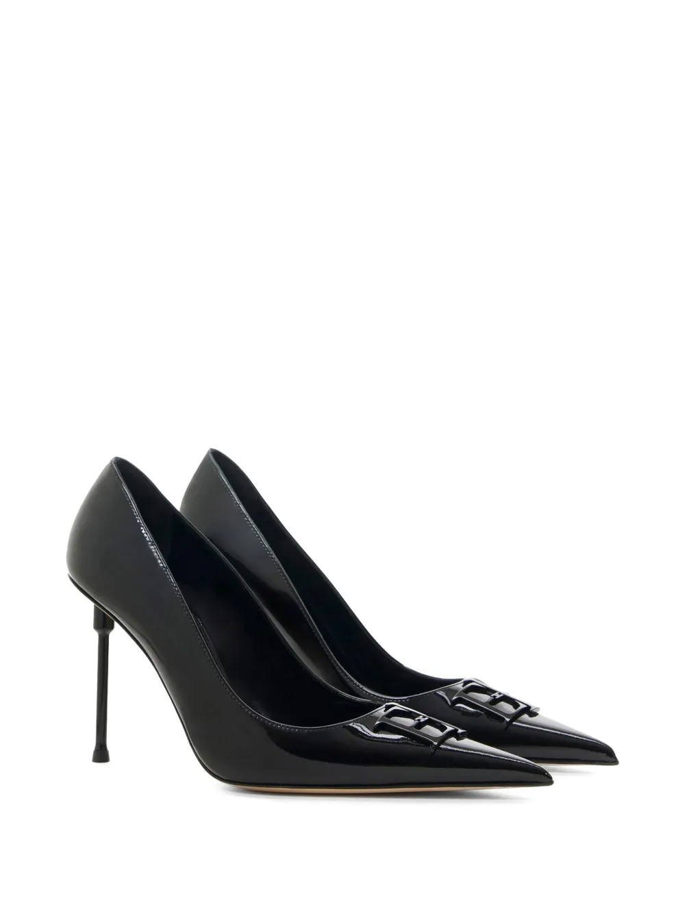 Elisabetta Franchi patent-leather pumps Zwart