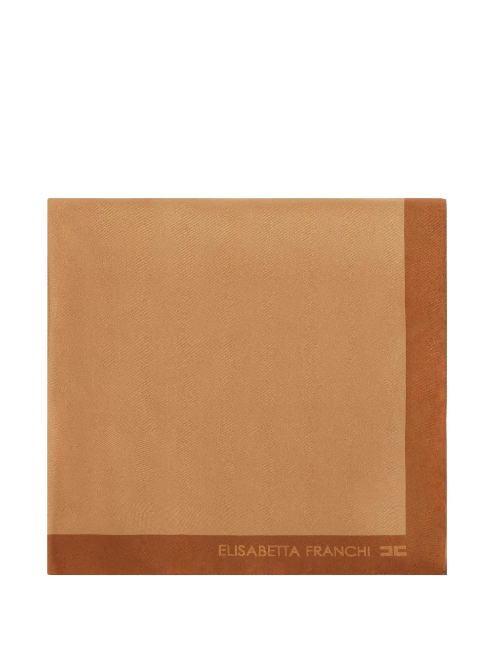 Elisabetta Franchi silk foulard scarf - Toni neutri