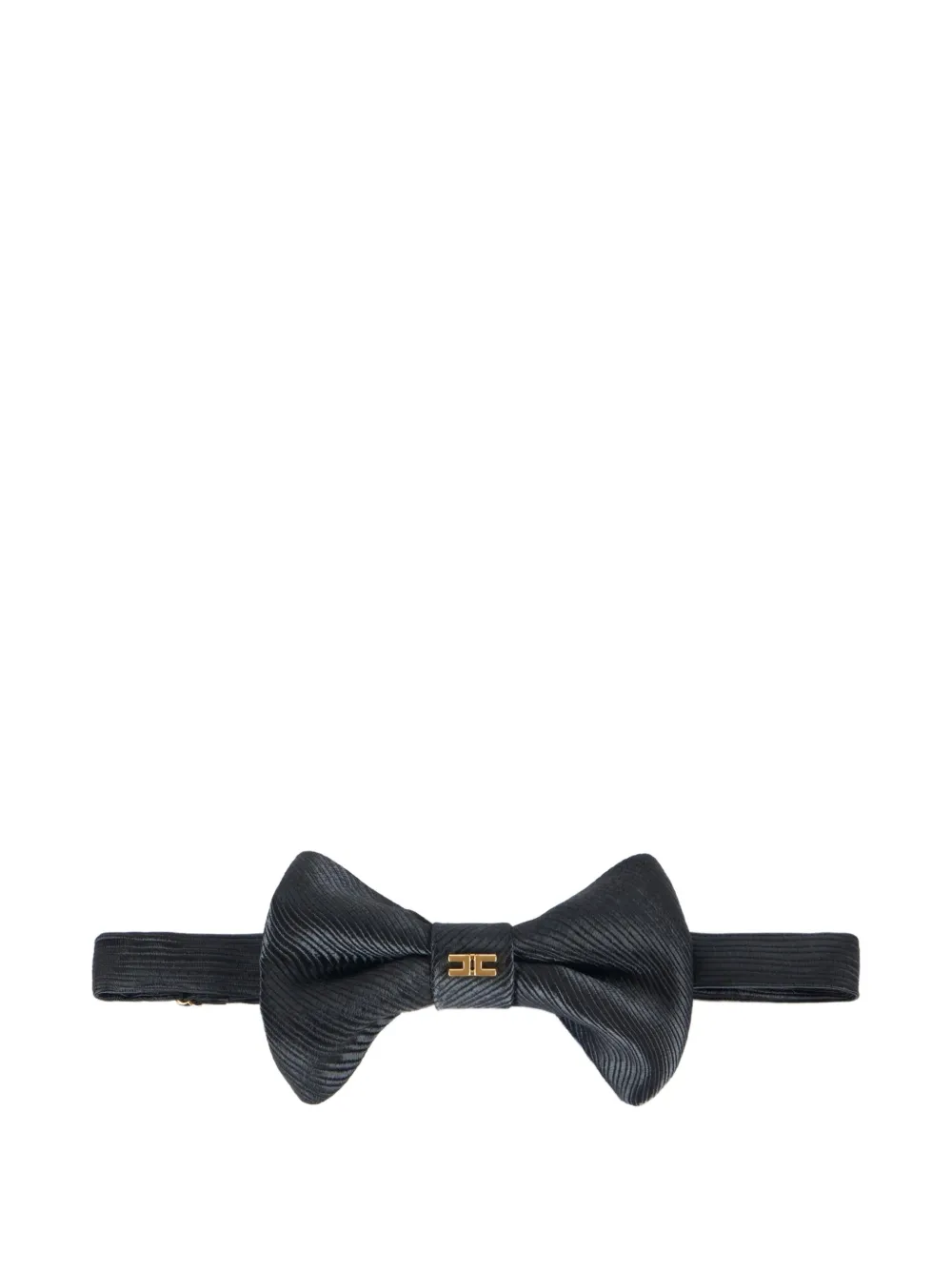 Elisabetta Franchi ottoman bow tie - Nero