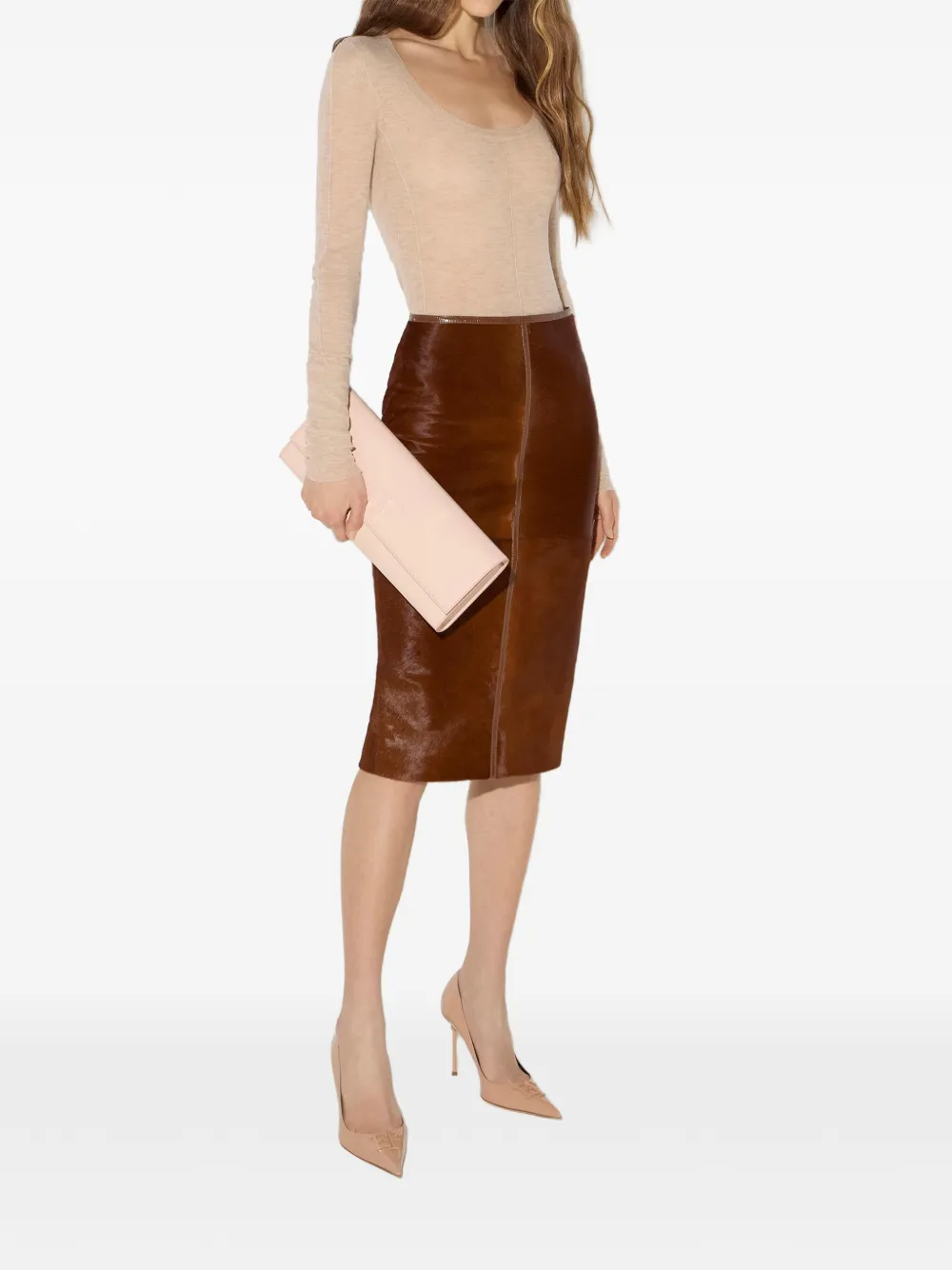 Elisabetta Franchi Wollen trui Beige
