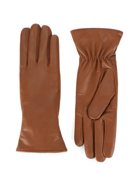 Elisabetta Franchi nappa leather gloves