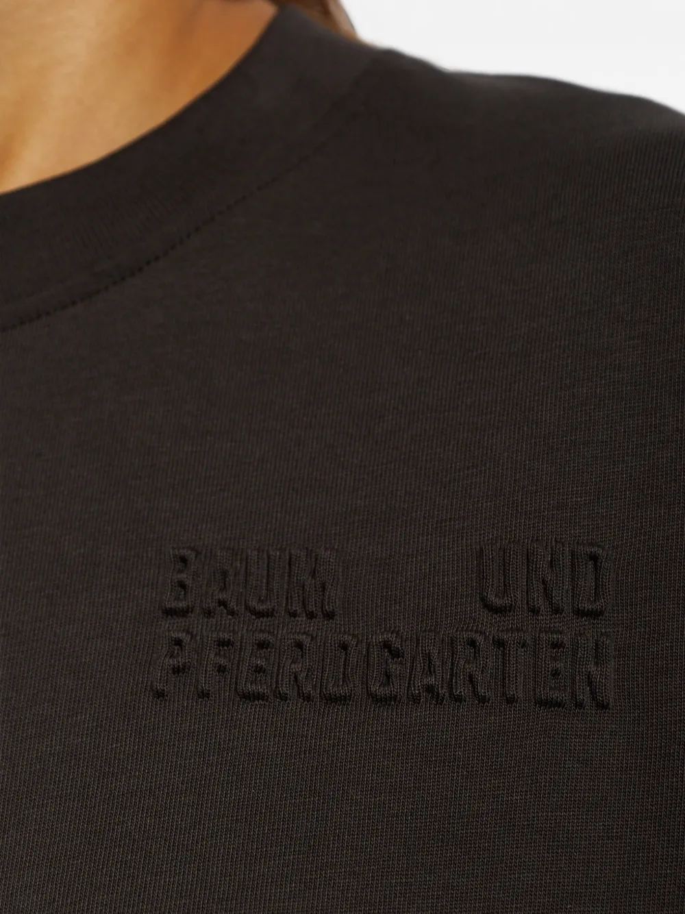 Baum Und Pferdgarten Jiana T-shirt met geborduurd logo Bruin