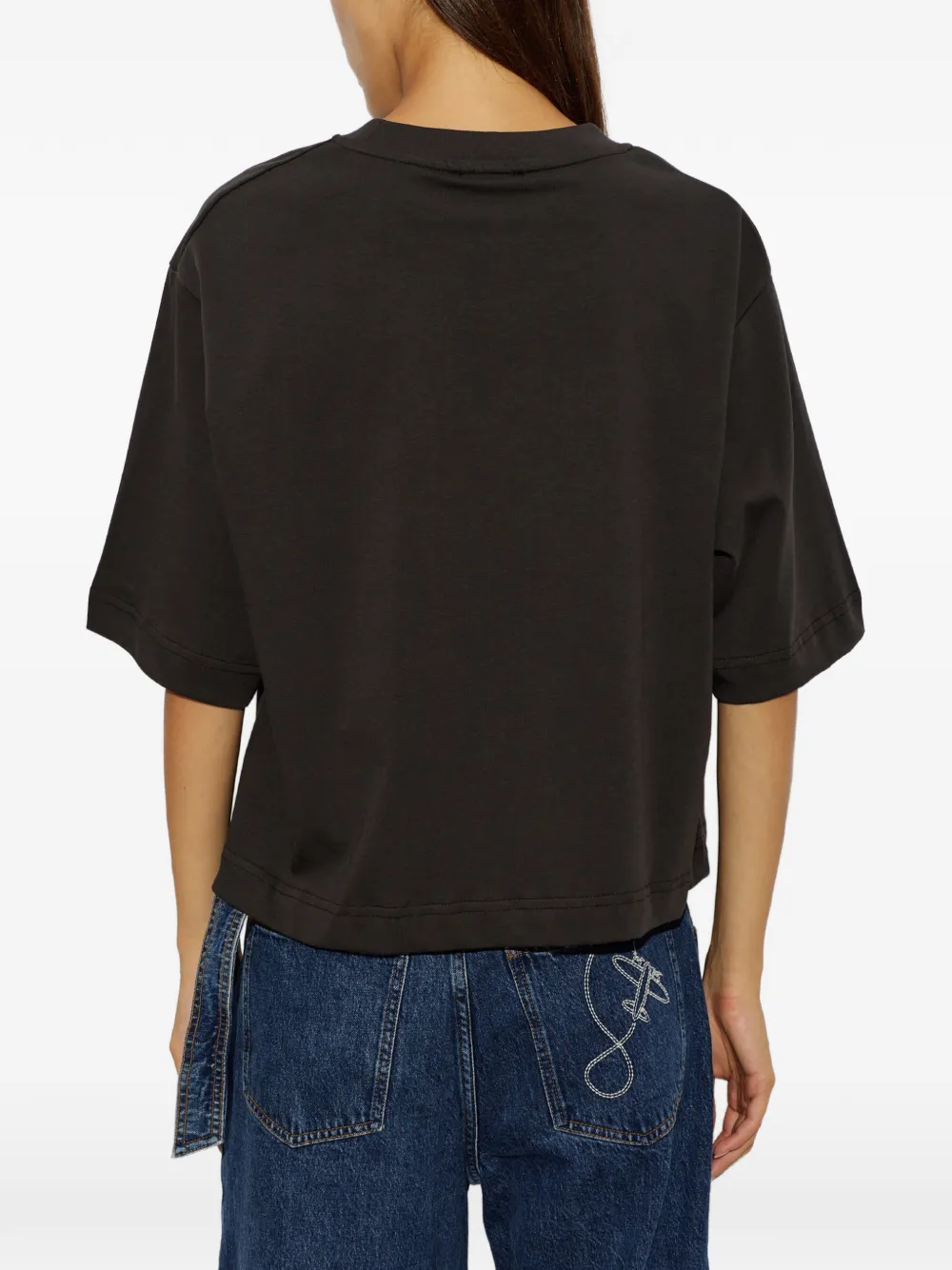 Baum Und Pferdgarten Jiana T-shirt met geborduurd logo Bruin