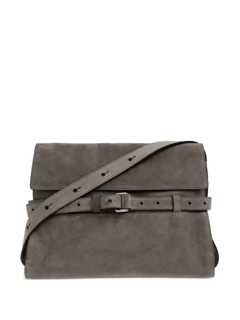 Moschino Tie Me leather shoulder bag