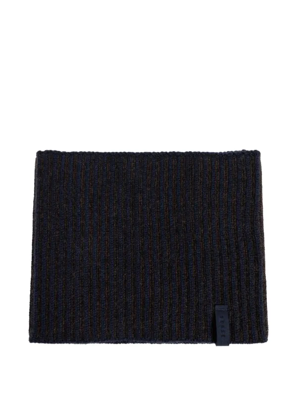 Sease Ribbed Snood in Blue