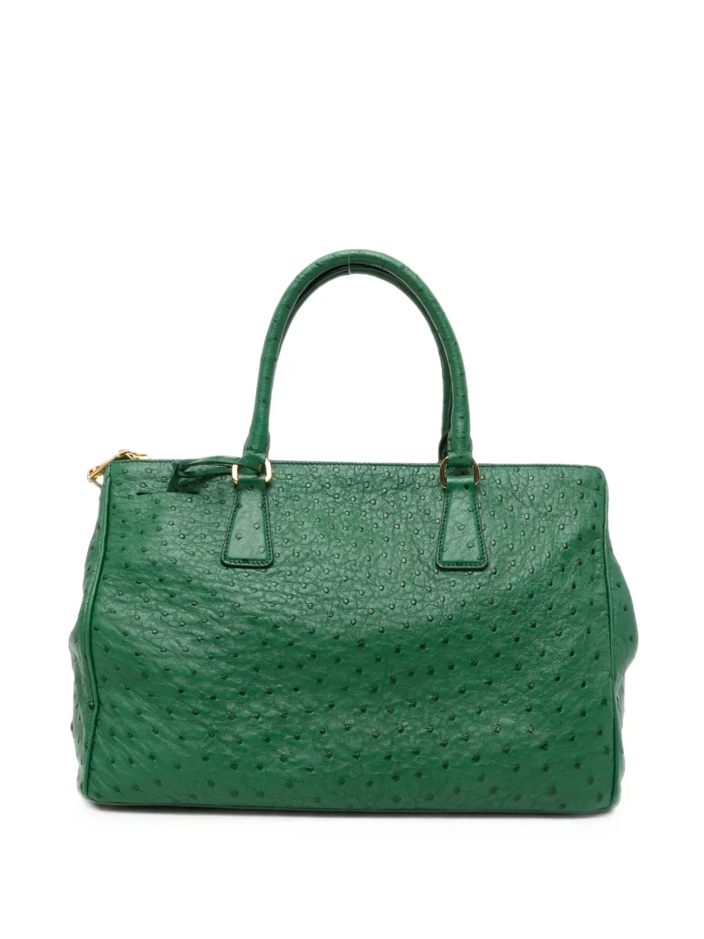 Prada Pre-Owned Galleria ostrich tote bag - Verde