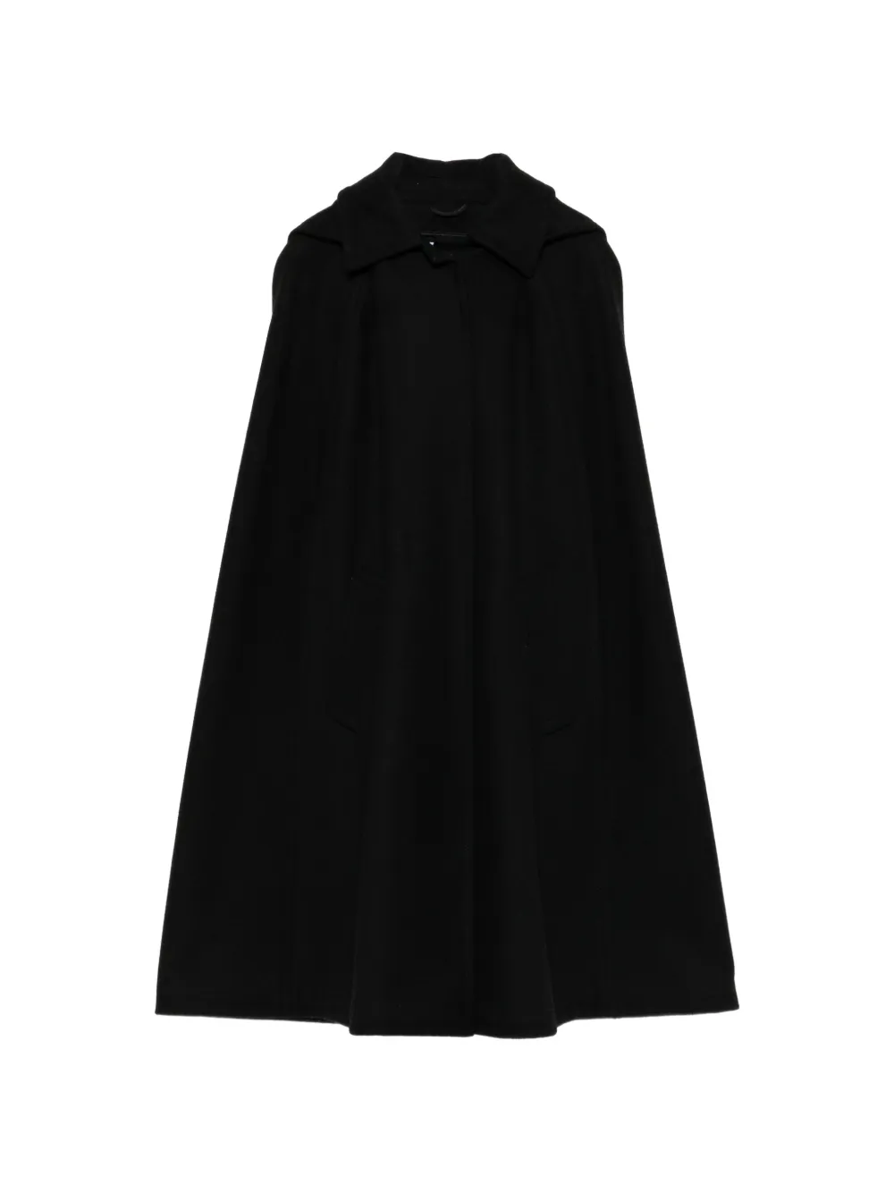 Prada Pre-Owned press-stud hooded cape - Nero
