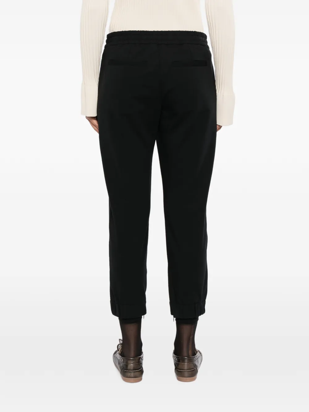 Brunello Cucinelli Vintage Trainingsbroek met trekkoord Zwart