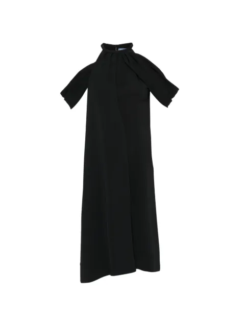 Thierry Mugler Pre-Owned mock-neck midi dress