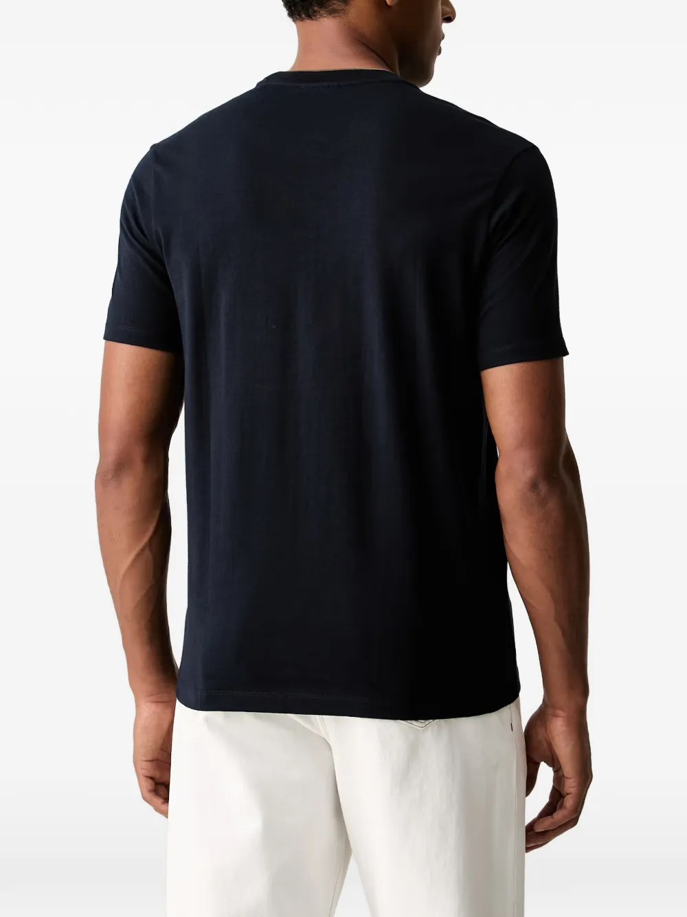 Paul & Shark T-shirt met geborduurd logo Blauw