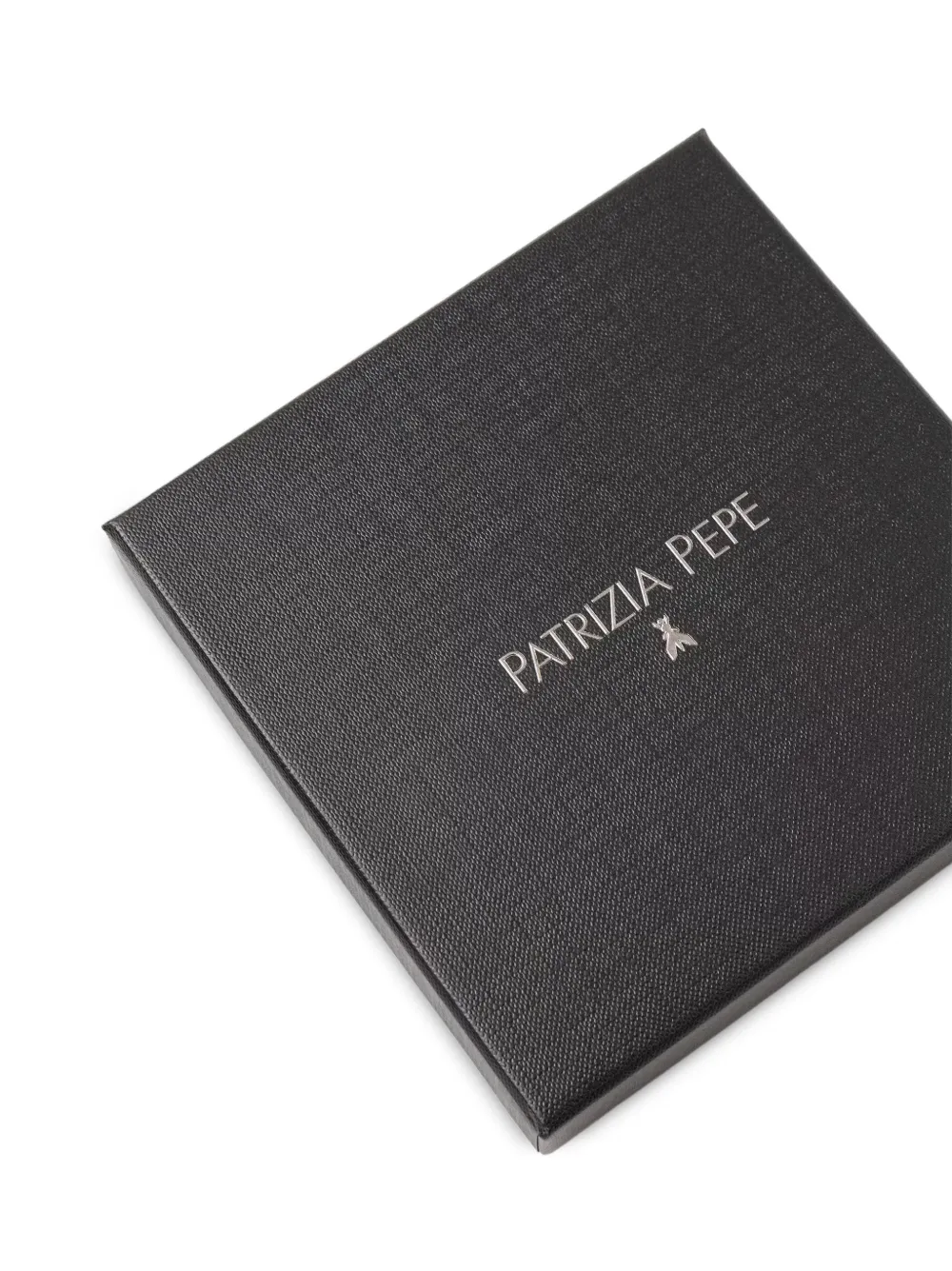 Patrizia Pepe Riem van bewerkt leer met gesp Zwart