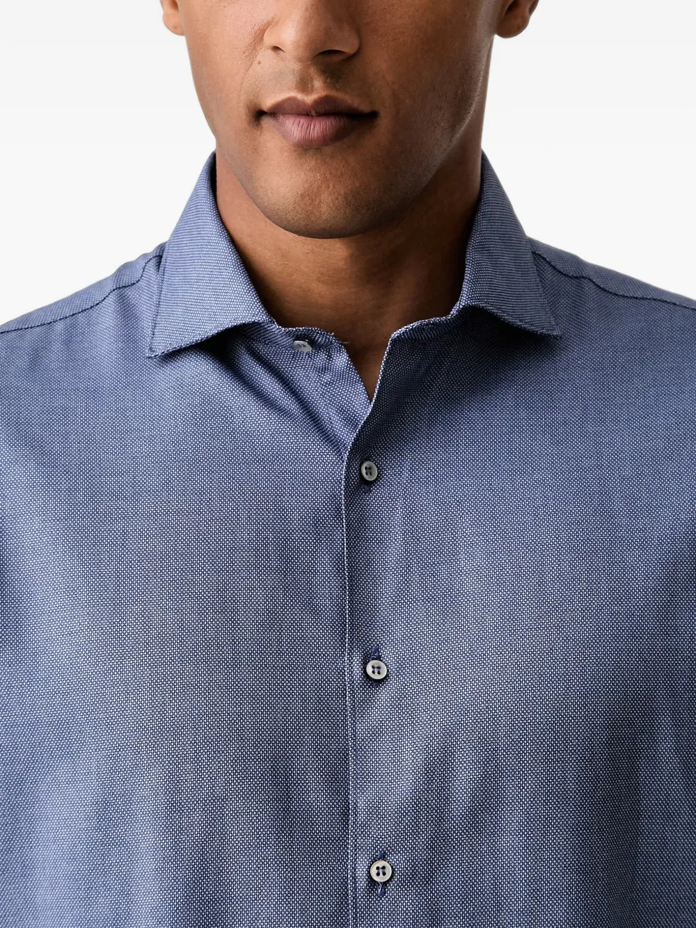 Paul & Shark Overhemd met micro patroon Blauw