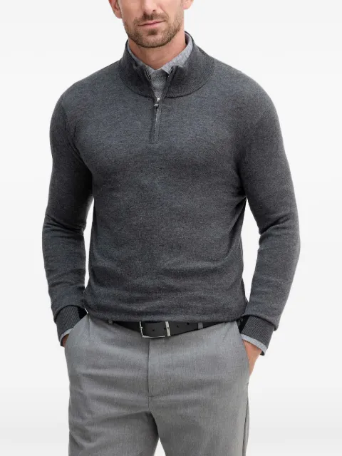 Mos Mosh quarter-zip knitted sweater