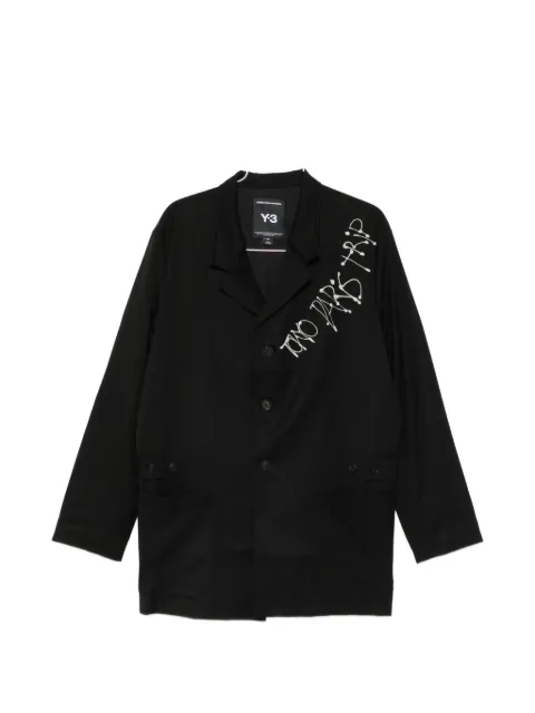 Y-3 notched-lapel blazer
