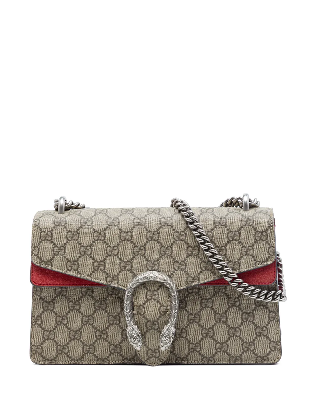 Gucci Pre-Owned Borsa a spalla Dionysus media in tessuto GG Supreme 2016-2026 - Toni neutri