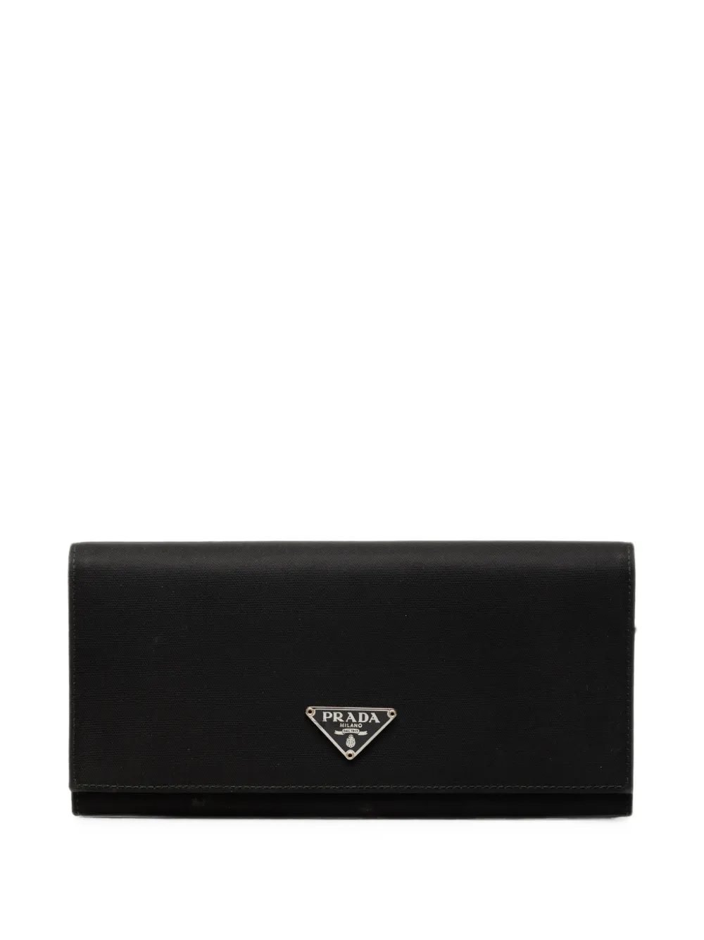 Prada Pre-Owned 2000-2013 Tessuto Wallet long wallets - Nero