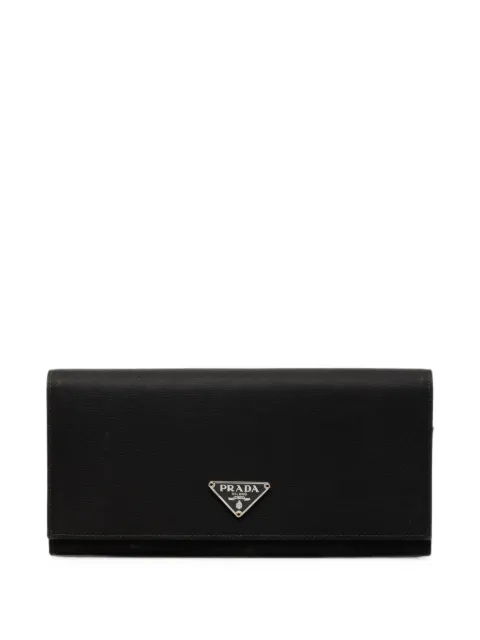 Prada Pre-Owned 2000-2013 Tessuto Wallet long wallets